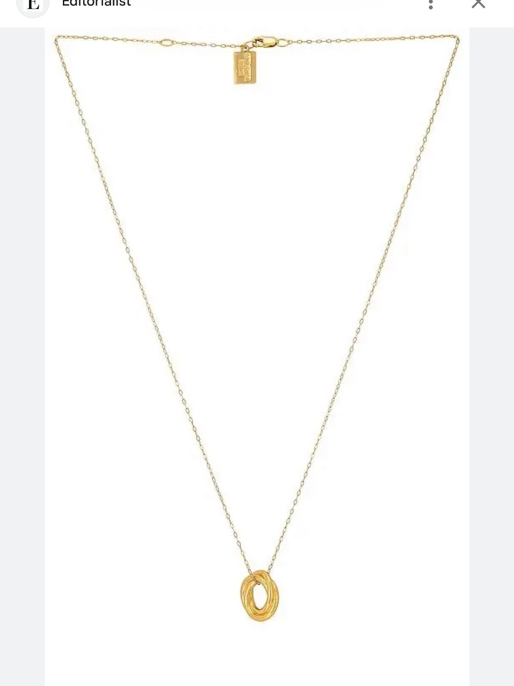 Miranda Frye Infinity Charm